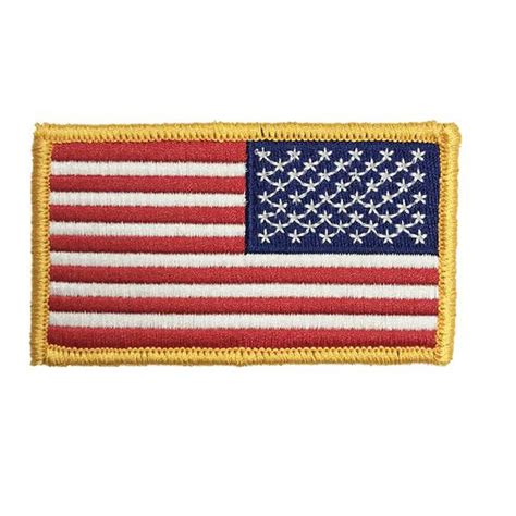 reverse side full color us flag cloth replica|us flag patch with hook.